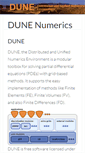 Mobile Screenshot of dune-project.org
